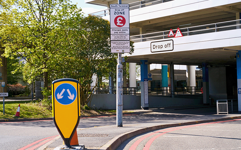 Parking and forecourt access London Gatwick Airport